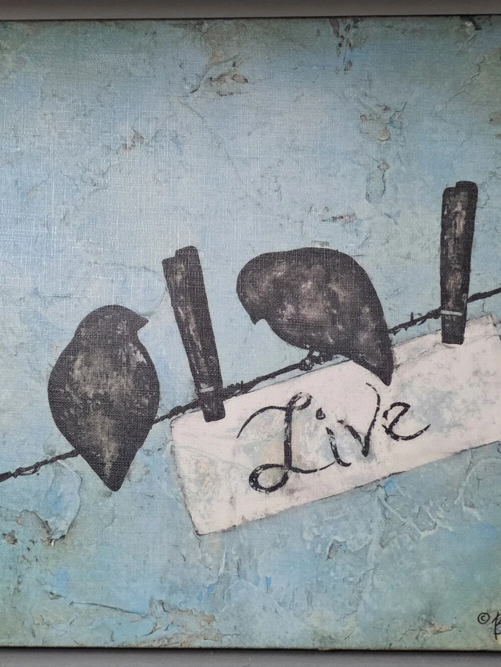 Love Laugh Live Wall Decor